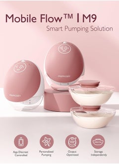 Momcozy Hands-Free Mobile Flow M9 Breast Pump With Multi-Modes And 15 Levels  - Image 4