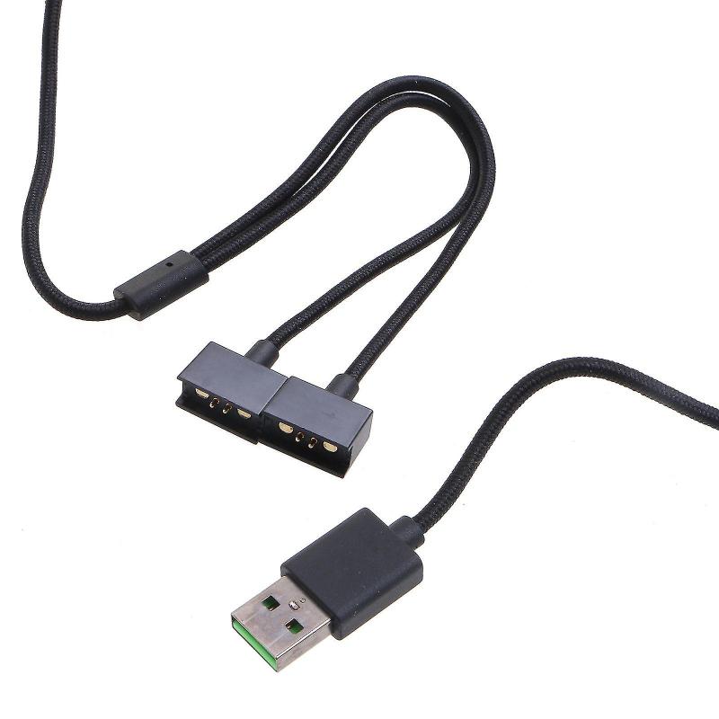 60cm Usb Charging Cable Nylon Braid Smart Glasses Line Replacement Wire For Razer Anzu Smart Glasses Replacement Part Repair Accessory - Image 5