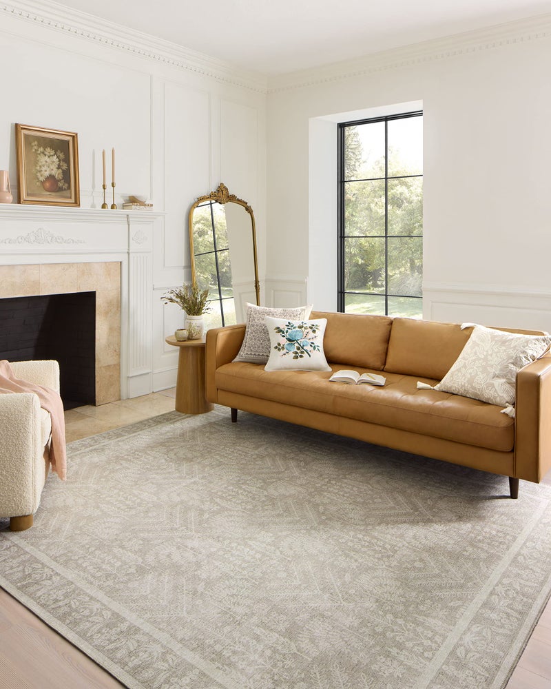 Loloi Rifle Paper Co Maison Collection MAO02 Bough Natural 26 x 76 19 Pile Height Runner Rug