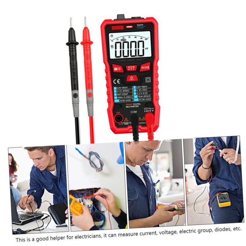 Compact Auto Ranging Digital Multimeter Voltage Tester for Home Electrical Repair and Diagnostics - Image 5