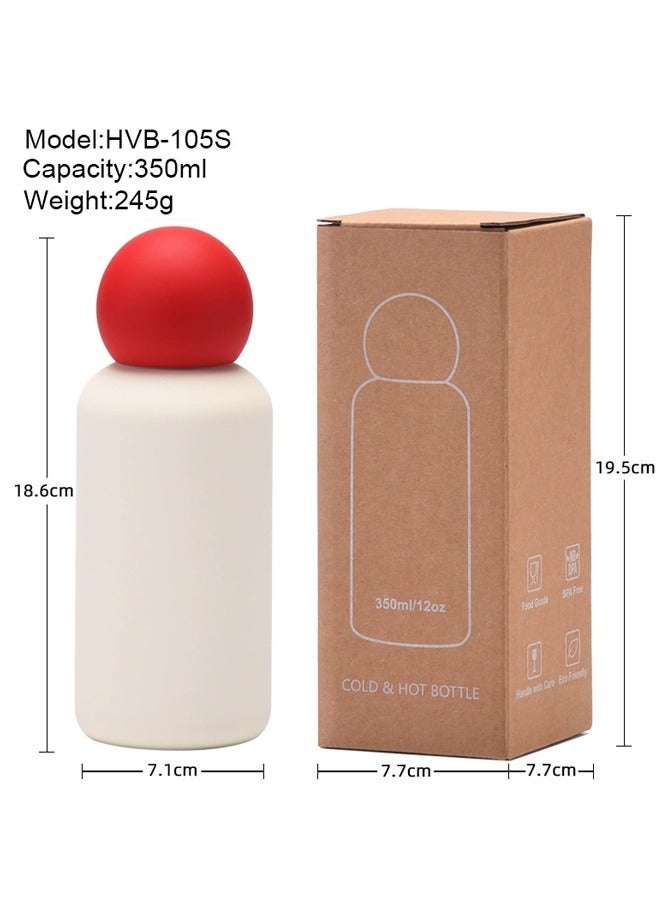 JiuAn 316 stainless steel insulated cup 350ml creative cute children's outdoor sports water cup（red） - Image 2