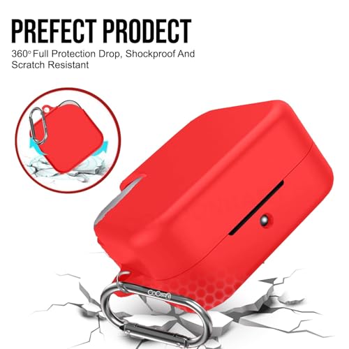 Cocoonkart Soft Silicone Case Cover for CMF by Nothing Buds Pro 2 | Buds 2 | Buds 2 Plus (Orange) - Image 5