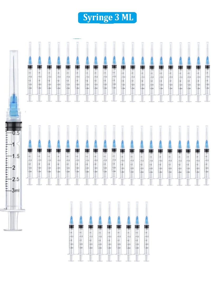 Medical Disposable Syringe 3 ml With Needle, Individually Sealed (50 Pieces) - Image 3