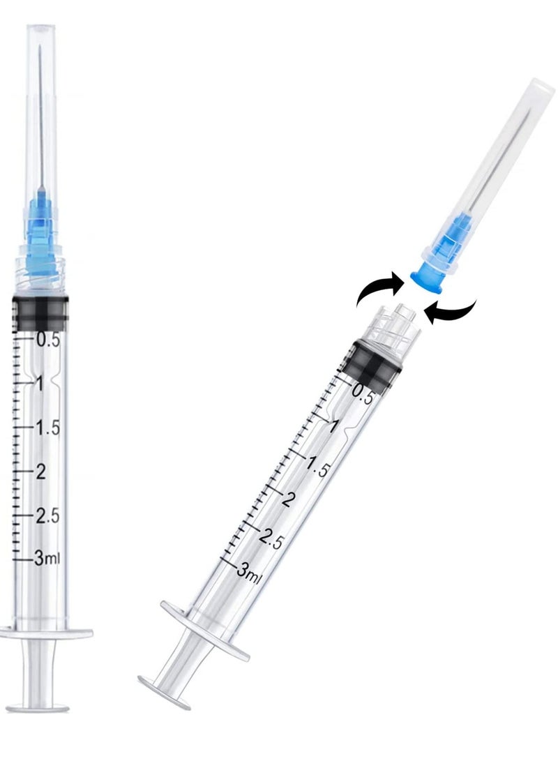 Medical Disposable Syringe 3 ml With Needle, Individually Sealed (50 Pieces) - Image 5