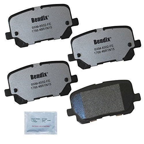Bendix Fleet Metlok PBD1766 Semi-Metallic Rear Brake Pads for Dodge Charger 2023-2014 - Image 1