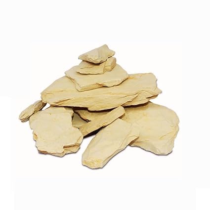 Natural 100 Organic Multani Mitti Stone 100 Pure Multani Mitti Stone Fullers Earth Bentonite Clay for Face Pack And Hair Pack 900 GRAM - Image 1