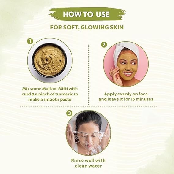Natural 100 Organic Multani Mitti Stone 100 Pure Multani Mitti Stone Fullers Earth Bentonite Clay for Face Pack And Hair Pack 900 GRAM - Image 5