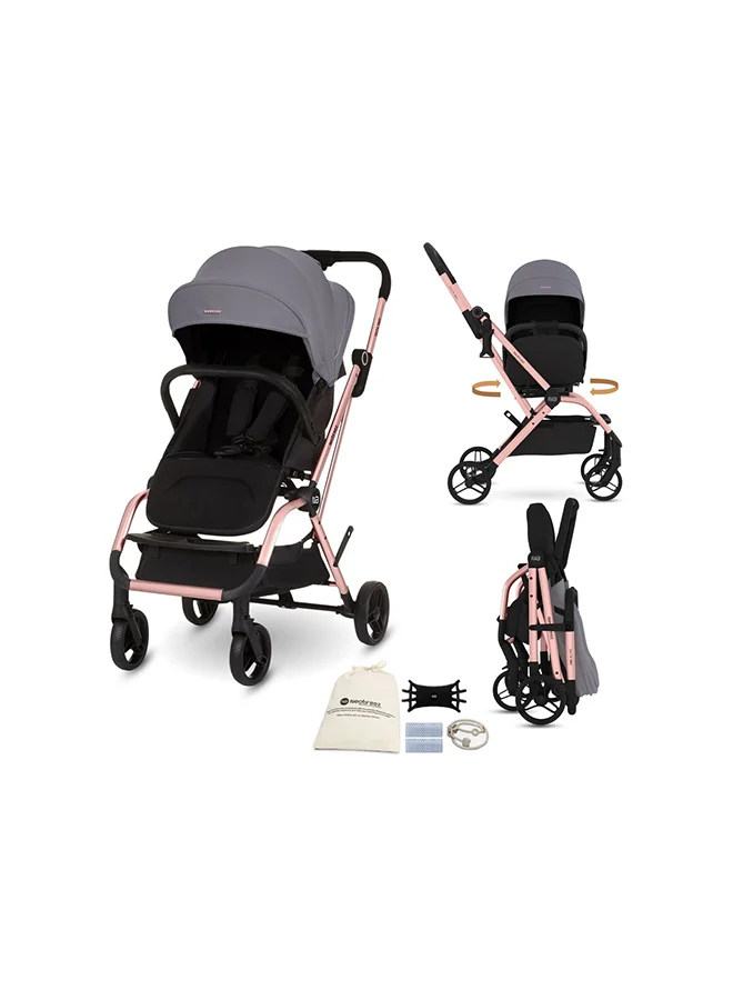 neobreez OCTA 360° Rotate Seat Lightweight Compact Travel Toddler Baby Stroller,  Reversible Handle Baby Trolley, Two-Way Baby Stroller, One-Hand Fold, Waterproof UPF 50+ Canopy, 0-4 Yrs, 22kg,  3yrs Warranty