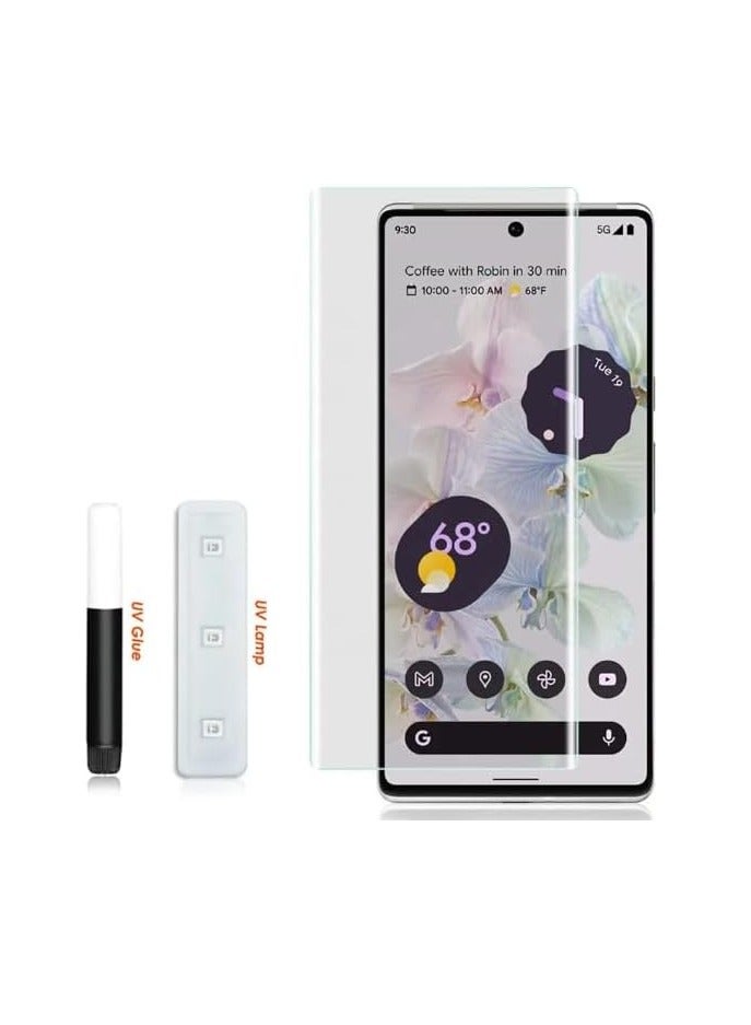 MIGOFAST Screen Protector for Google Pixel 7 Pro UV Tempered Glass, Film HD Screen Saver, 9H Hardness, Bubble-free Screen Replacement Protector Film - Image 1