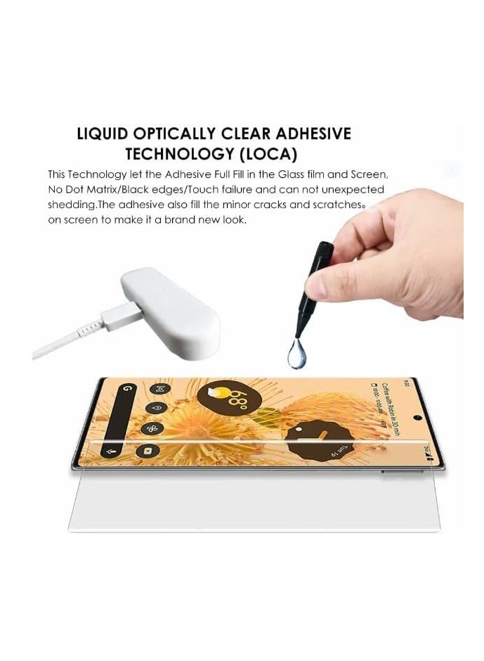 MIGOFAST Screen Protector for Google Pixel 7 Pro UV Tempered Glass, Film HD Screen Saver, 9H Hardness, Bubble-free Screen Replacement Protector Film - Image 2