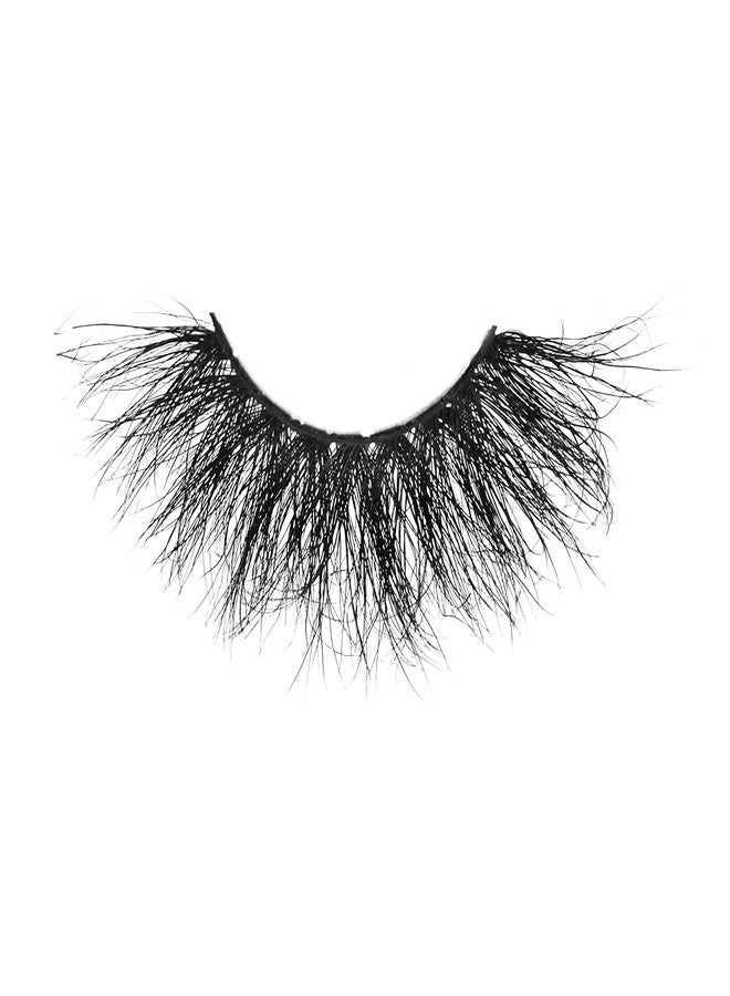 EBIN NEW YORK CATTITUDE 3D LASHES Venus Seduction Lashes | 25mm Reusable 100% Real Mink 3D Lashes Fluffy Cat Eye Look Volume Curl Lashes | Multi-dimensional | Rich curl | Tapered end - Cherish - Image 3