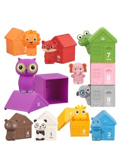 General Barns Farm Animals for Toddler 1-3 Toddler Learning Toys Finger Puppets Counting Matching Stacking Montessori Toys for Baby boy Girl Gifts  - Image 1