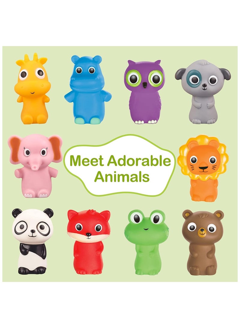 general Barns Farm Animals for Toddler 1-3 Toddler Learning Toys Finger Puppets Counting Matching Stacking Montessori Toys for Baby boy Girl Gifts - Image 2