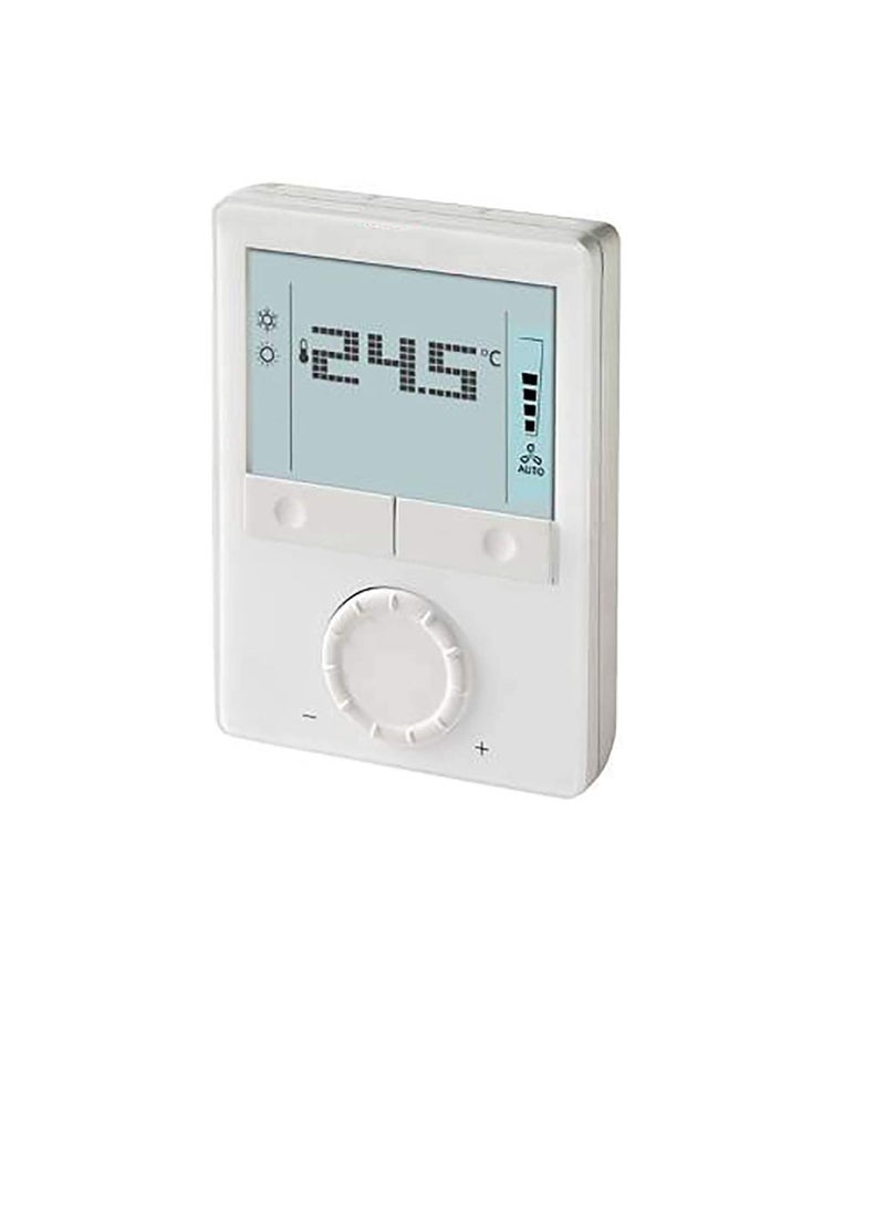 ترموستات رقمي بشاشة مقاس 3.5 بوصة | RDG100 غرفة ترموستات - 2/4 أنبوب حراري / بارد مع تحكم يدوي أو أوتوماتيكي بثلاث سرعات في المروحة 230 فولت تيار متردد - Image 2