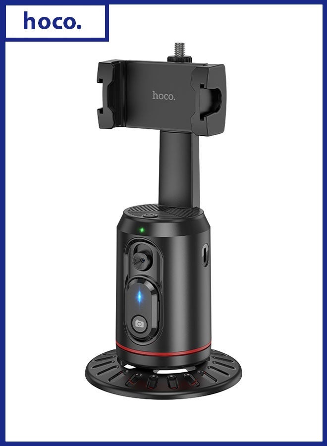 hoco. K23 Lotus Smart 360 Degrees Auto Face Tracking (Black)  - Image 1