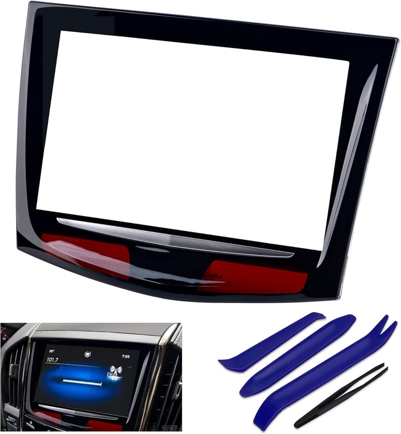 kixfwpy Newly Upgraded CUE Touch Screen for 2013-2020 Cadillac XTS CTS SRX ATS Escalade CUE Screen Replacement Plus Free Tools - Image 1