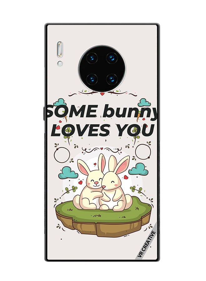 VR CREATIVE Protective Case Cover For Huawei Mate 30 Pro Love Bunny Design Multicolour - Image 1