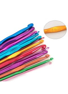 Daytoyz Aluminum Crochet Hooks Set, Aluminum Handle Knitting Needles, Multicolor, Craft Yarn 2-10mm  - Image 4
