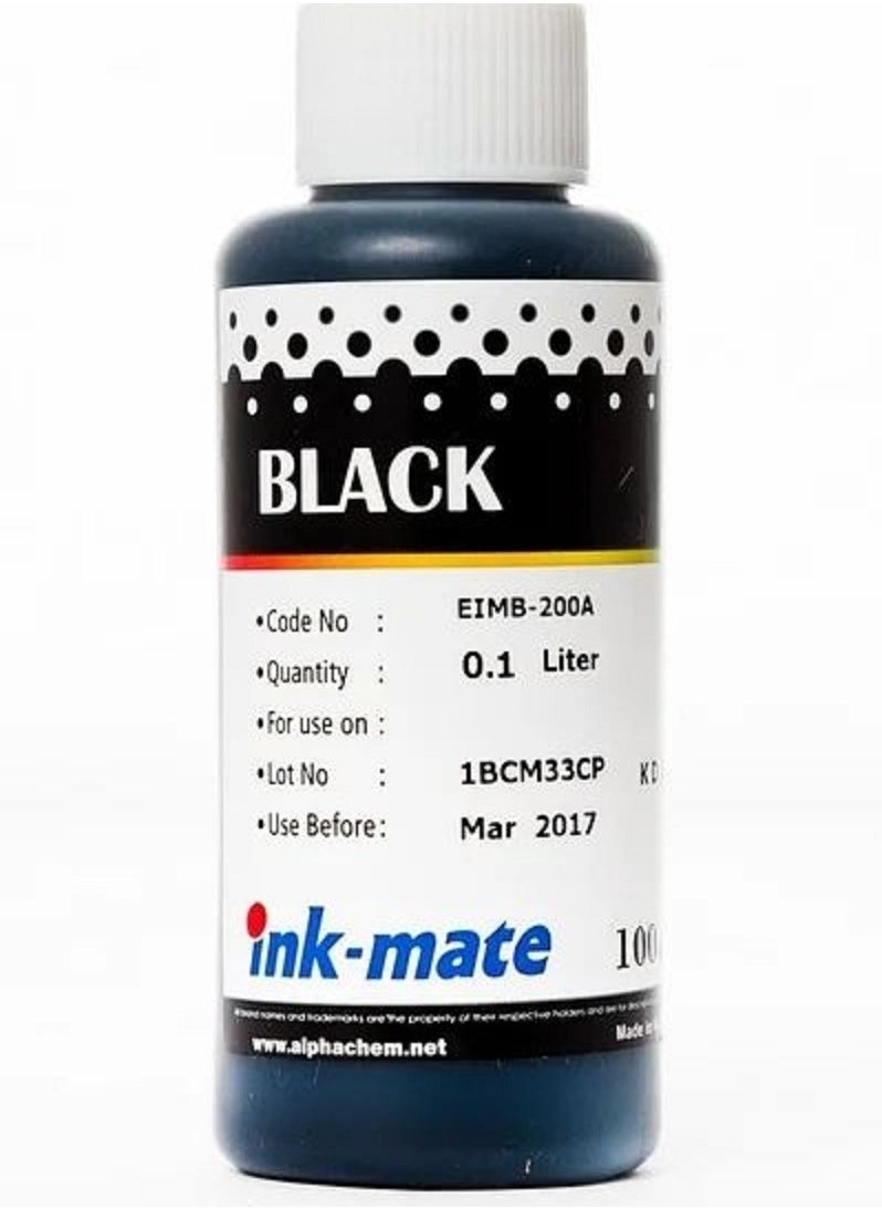 Ink Mate - Inkmate ink refill printer cartridges, 100 ml, black - Image 1