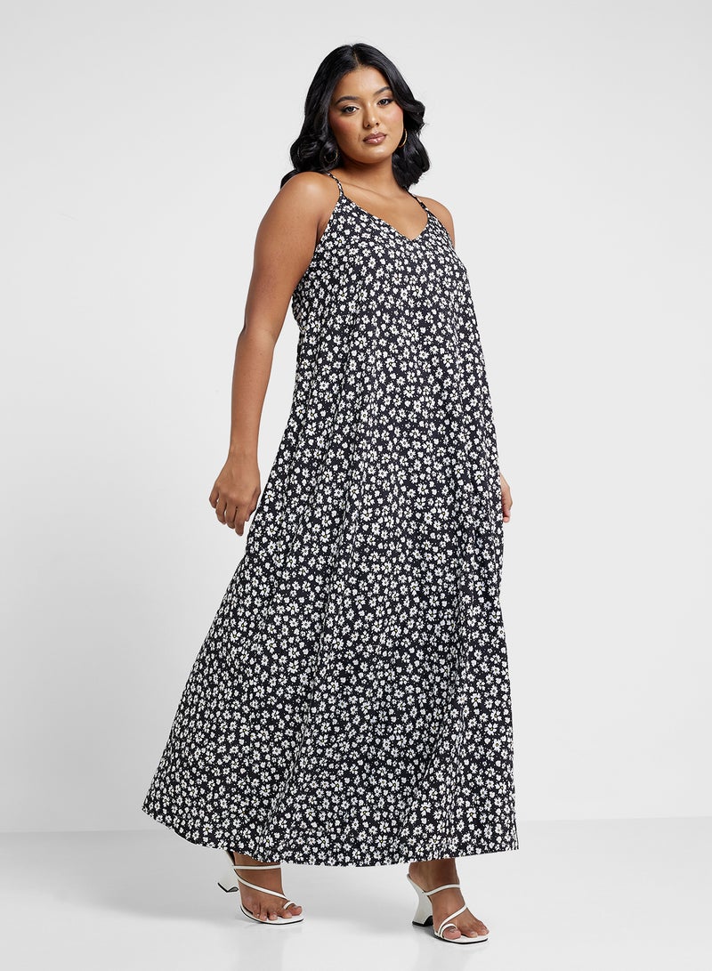 Ginger Plus Floral Print Maxi Dress  - Image 1