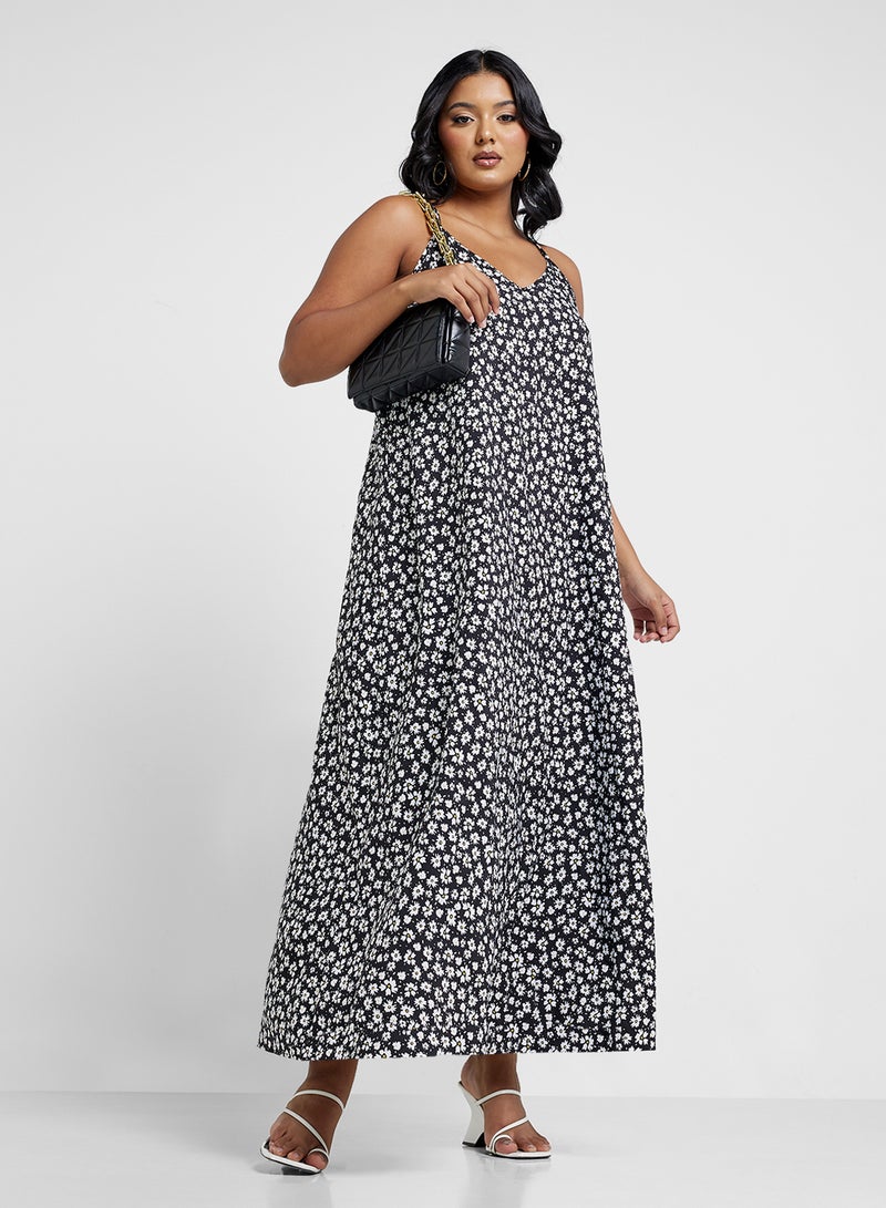 Ginger Plus Floral Print Maxi Dress  - Image 4