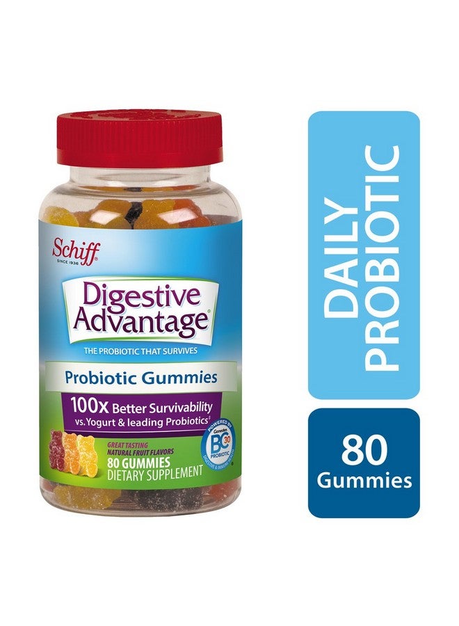 Schiff Digestive Advantage Probiotic Gummies Survives Better Than 50 Billion 80 Count - Image 3