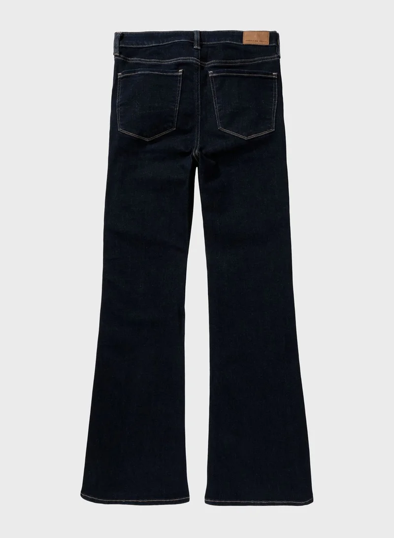 امريكان ايجل High Waist Flared Jeans