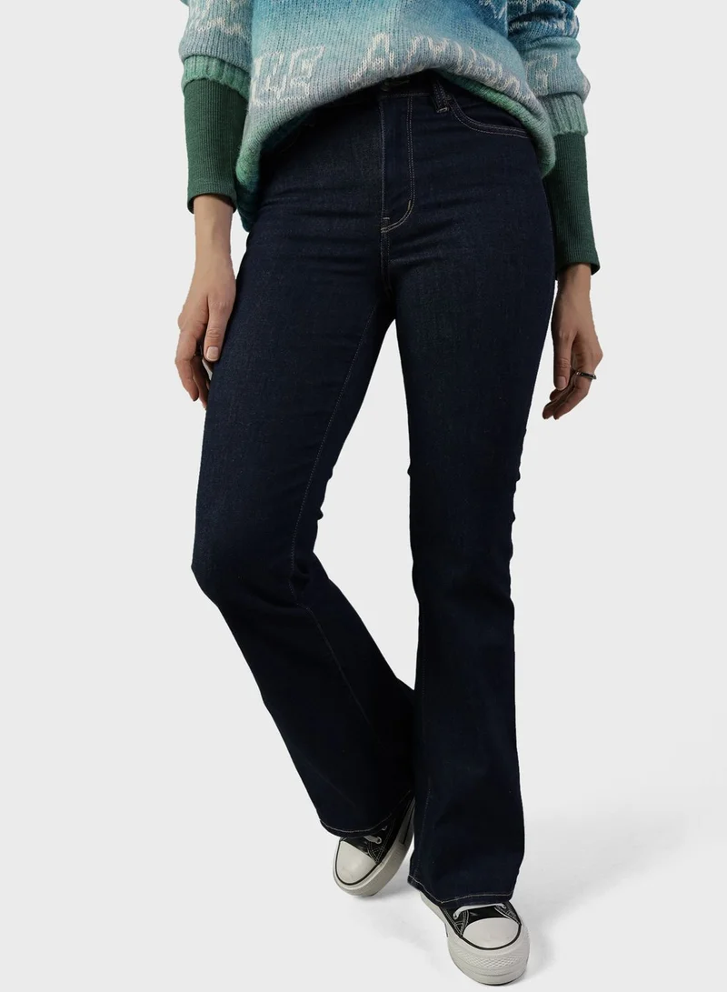 امريكان ايجل High Waist Flared Jeans