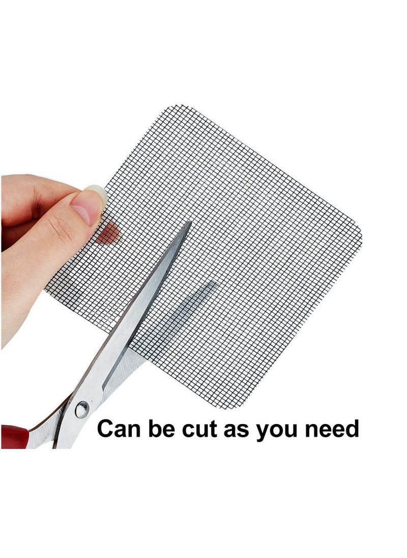 Y&D - 50 PCS Door and Window Screen Repair Kit Mesh Patch Self-Adhesive Replacement Patches for Holes Tearing Mosquito Net - Image 1