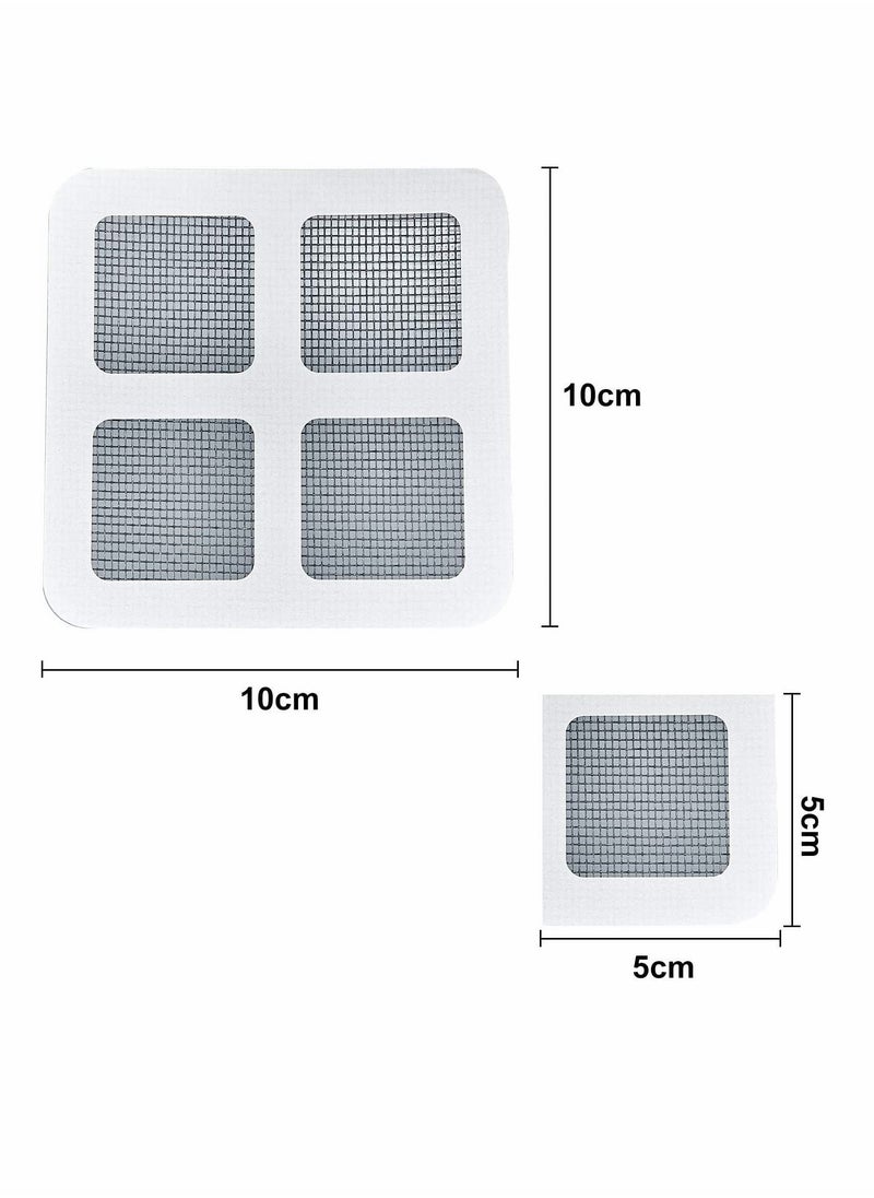 Y&D - 50 PCS Door and Window Screen Repair Kit Mesh Patch Self-Adhesive Replacement Patches for Holes Tearing Mosquito Net - Image 1