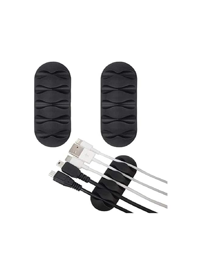 Green Tiger Cable Clips, 10 Pack Adhesive Cord Holders, Ideal Cords Management for Organizing Cable Wires-Home, Office, Car, Desk & Nightstand (Black) - Image 4