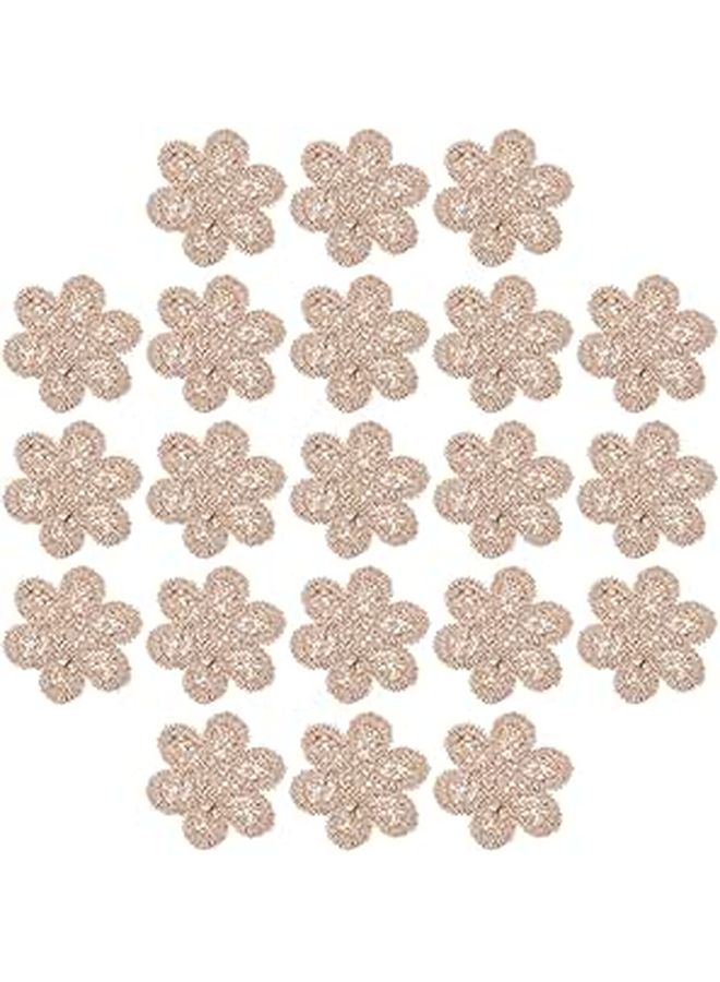 25pcs Embroidered Flower Patch Appliques for DIY Sewing Clothing Decorative Accessories - Image 1
