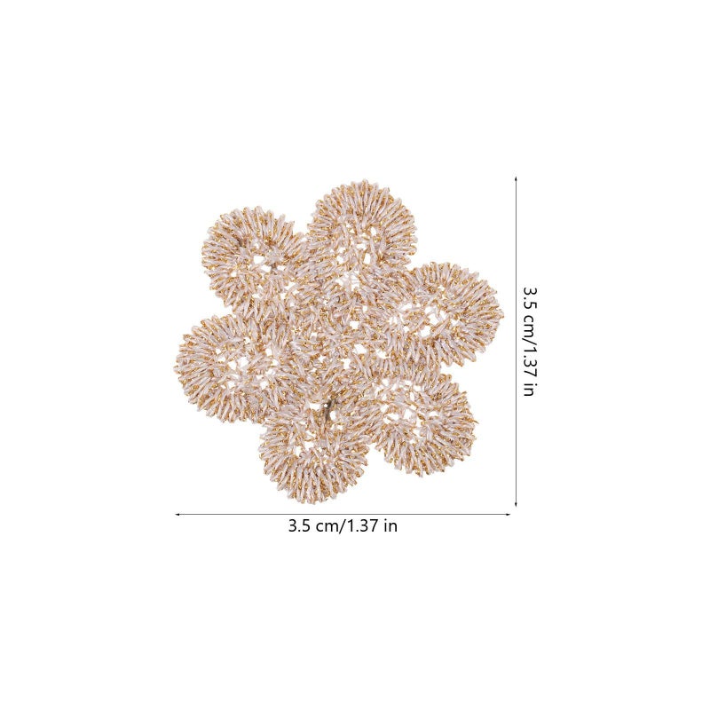 25pcs Embroidered Flower Patch Appliques for DIY Sewing Clothing Decorative Accessories - Image 3