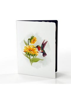 CUT POPUP.COM Cutpopup Hummingbird Birthday Card Pop Up, Mothers Day, 3D Popup Greeting Card, Birthday Card For Women (Hummingbird Sunflower)  - Image 4