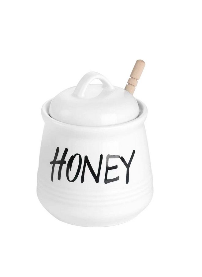 HAOTOP Porcelain Honey Jar with Lid and Honey Dipper 12oz (White) - pzsku/Z9564745CFA375D3ED6B7Z/45/_/1736571454/f11e542e-3b3d-41e8-972d-d830db343108