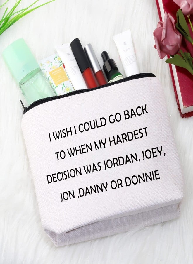 GJTIM Music Group Inspired Gift Music Band Fan Gift Zipper Pouch NKTB Celebrity Gift Makeup Bag for Music Lovers (On Block Bag) - Image 5