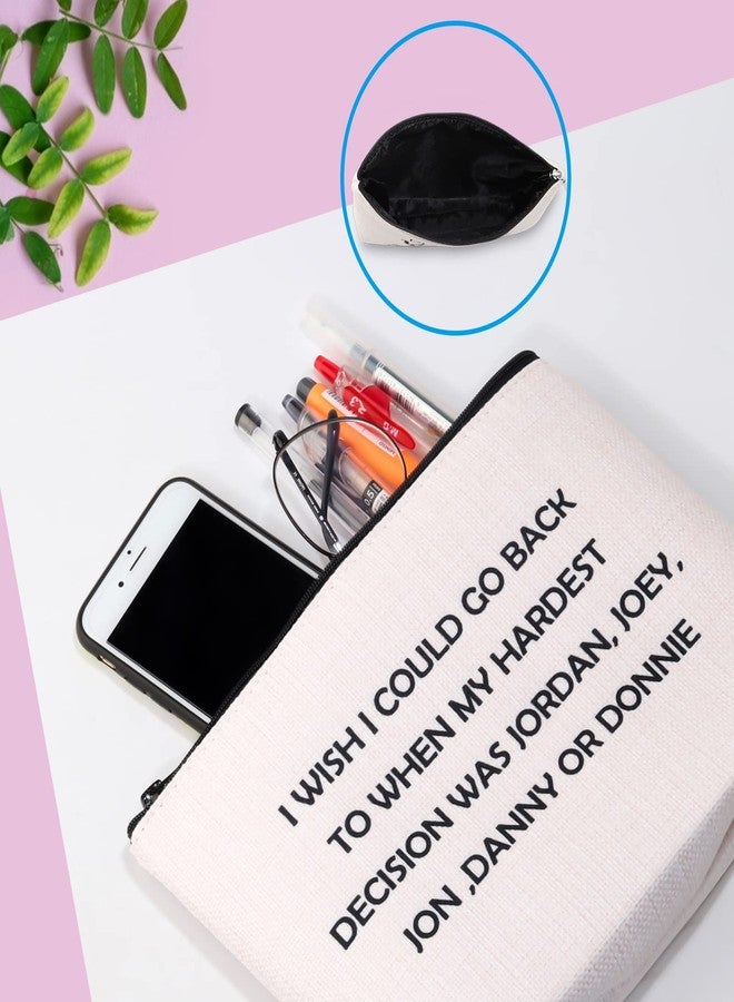 GJTIM Music Group Inspired Gift Music Band Fan Gift Zipper Pouch NKTB Celebrity Gift Makeup Bag for Music Lovers (On Block Bag) - Image 4