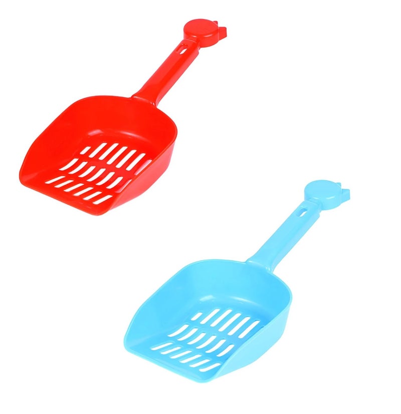 مجرفة أساسية لرمل القطط - أحمر - Image 3