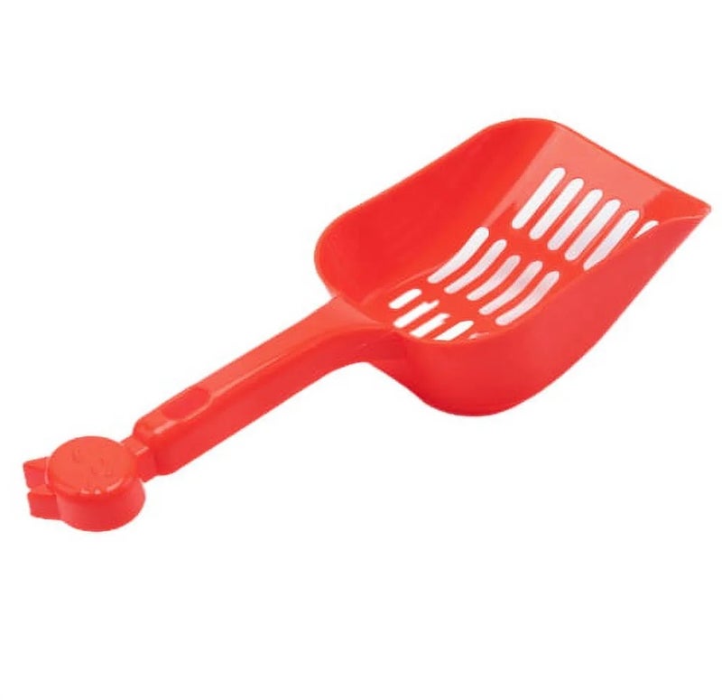 مجرفة أساسية لرمل القطط - أحمر - Image 1