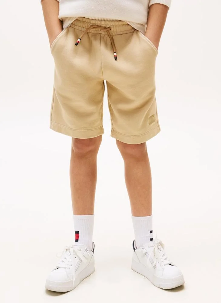 تومي هيلفيغر Kids Tonal Flag embroidered Short