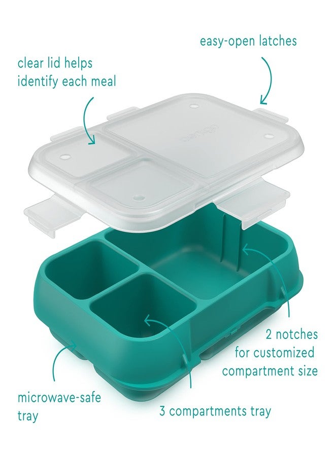 Bentgo Pop Replacement Tray and Cover - Bright Coral/Teal - Image 2