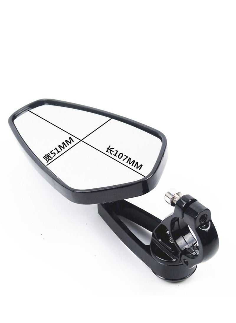 SYOSI - Motorcycle Mirrors, Handlebar Mirrors Rearview Side CNC Handlebar Reflectors Reverse Mirrors Compatible with Honda Grom, Yamaha, Kawasaki, Ducati, Suzuki, and Most - Image 1
