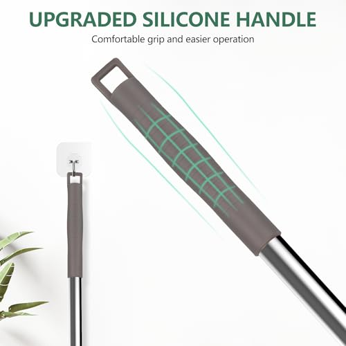 SetSail Extra-Long Dusters with Extension Pole 100-inch for Cleaning, Bendable Microfiber Head Washable Ceiling Fan Duster for High Ceilings, Furniture - Image 4