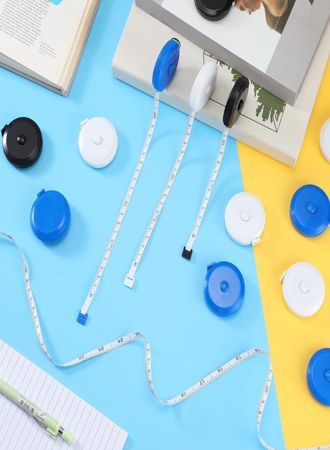 Kigeli 100 Pcs Tape Measure 60 Inch Retractable Measuring Tape Soft Small Measurement Tape Mini Sewing Fabric Tape Measurer Flexible Pocket Cloth Fabric Measurement Digital Tape for Body - Image 5