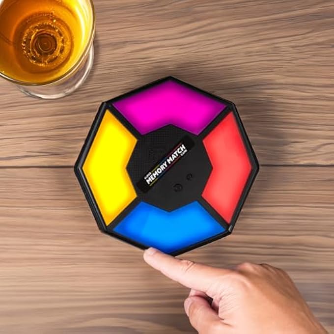 ELECTRONIC SUPER MEMORY MATCH GAME BATTERY OPERATED HANDHELD SIMON SAYS - Image 2