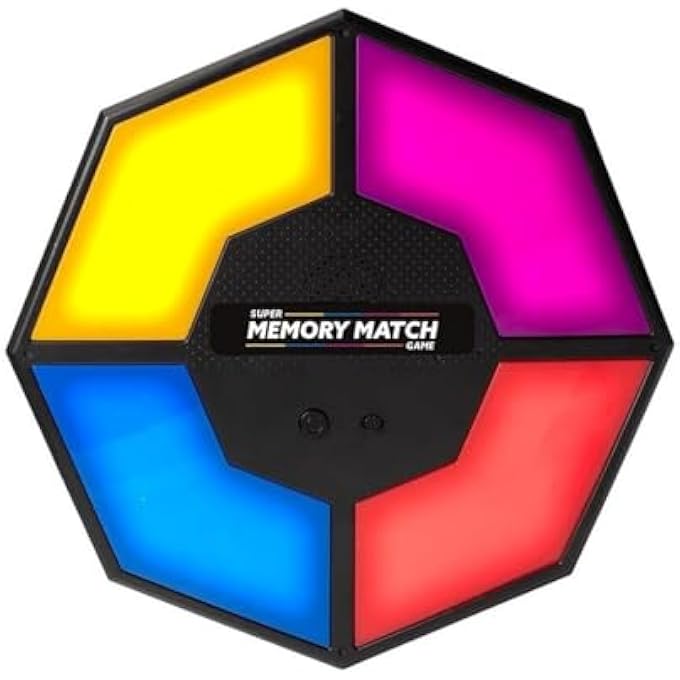 ELECTRONIC SUPER MEMORY MATCH GAME BATTERY OPERATED HANDHELD SIMON SAYS - Image 1