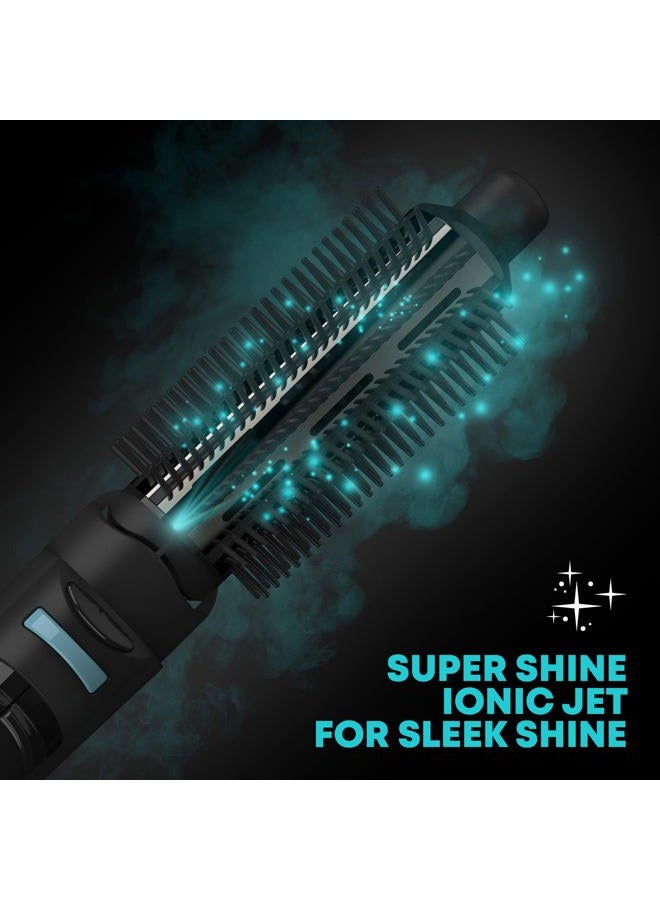 Revamp Progloss Airstyle 6-in-1 Hot Air Multi Styler – Hair Dryer Brush for Wet or Dry Hair Styling – Ceramic Barrel Infused with Progloss Oils for Frizz-Free Shine – Auto-Off & 9' Swivel Cord - Image 5