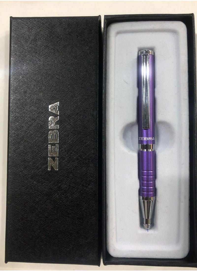 ZEBRA - 1 Piece Zebra Pen 0.7mm Expandz Purple with Gift Box - Image 1