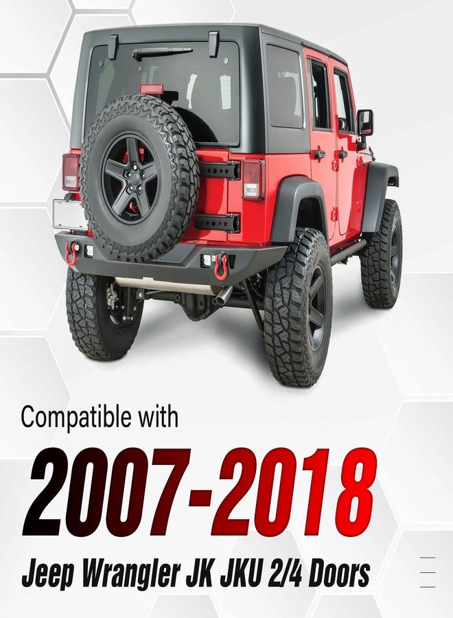 YZONA Steel Heavy Duty Reinforc Tailgate Hinge Set forJeep Wrangler JK 2007-2018 - Image 2