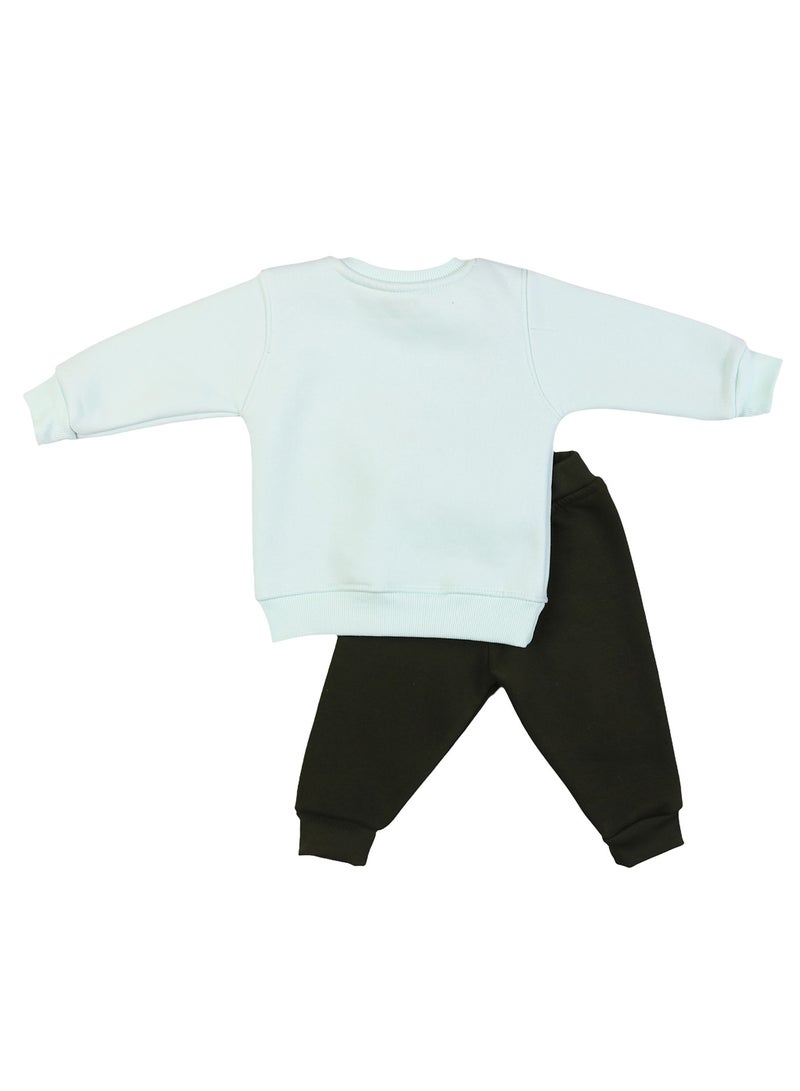 زيركون بيجامة شتوي لحديثي الولادة - 1263 - Image 3